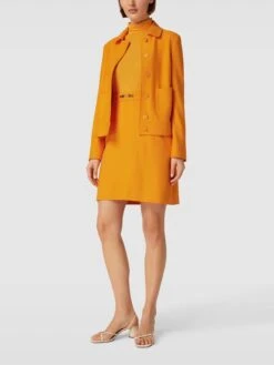 Marc Cain Rock Mit Französischen Eingrifftaschen - Orange