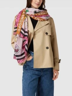 Codello Schal Mit Allover-Print Modell 'PEANUTS' - Pink
