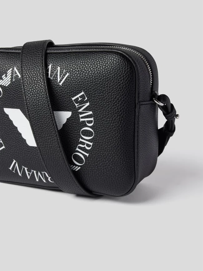 Emporio Armani Umhängetasche In Leder-Optik - Schwarz 5 Emporio Armani Umhängetasche In Leder-Optik - Schwarz – Bild 3