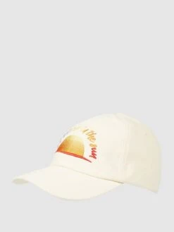 Bash Cap Mit Message Modell 'Hermione' - Ecru