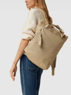 Marc O'Polo Rucksack Mit Label-Patch Modell 'EMNI' - Sand