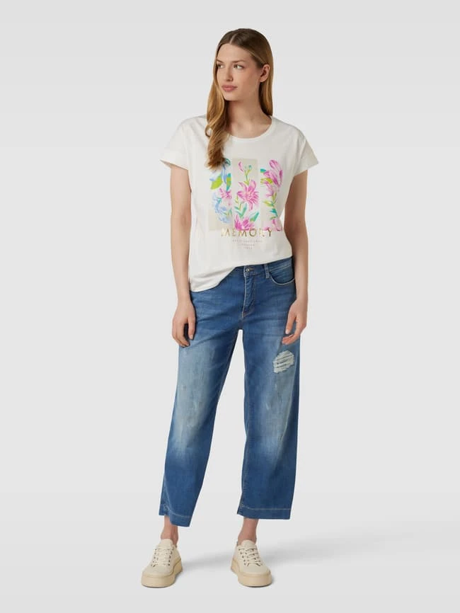 MAC Culotte Im Destroyed-Look Modell 'DREAM' - Dunkelblau 3 MAC Culotte Im Destroyed-Look Modell 'DREAM' - Dunkelblau