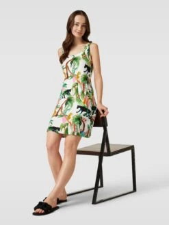 Marc Cain Minikleid Mit Allover-Muster - Offwhite
