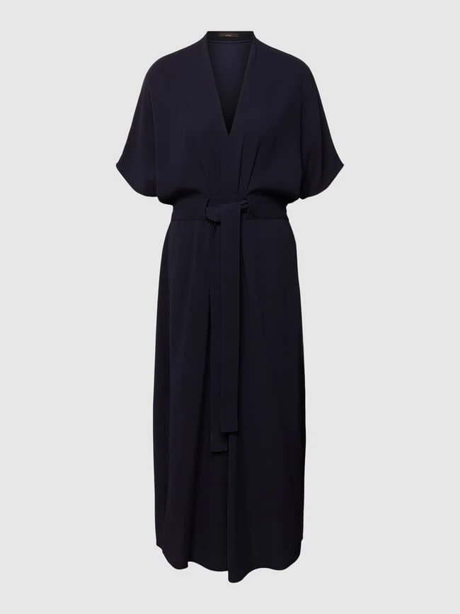 Windsor. Windsor Midikleid Mit Bindegürtel - Marineblau 4 Windsor. Windsor Midikleid Mit Bindegürtel - Marineblau – Bild 2