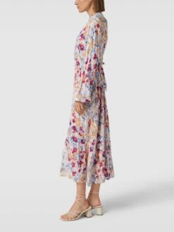Christian Berg Woman Selection Maxikleid Mit Floralem Muster Und Taillenband - Flieder