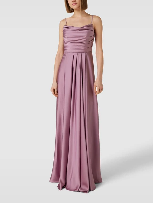 TROYDEN COLLECTION Cocktailkleid Mit Wasserfall-Ausschnitt - Mauve 6 TROYDEN COLLECTION Cocktailkleid Mit Wasserfall-Ausschnitt - Mauve – Bild 4