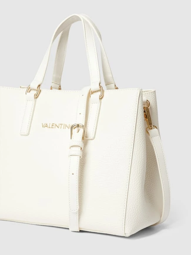 VALENTINO BAGS Handtasche Mit Label-Applikation Modell 'SUPERMAN' - Ecru 4 VALENTINO BAGS Handtasche Mit Label-Applikation Modell 'SUPERMAN' - Ecru – Bild 2