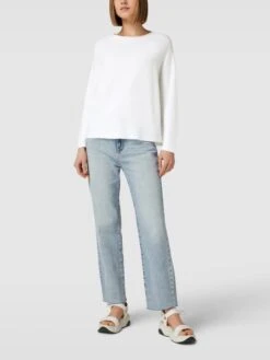 Drykorn Strickpullover In Ripp-Optik Modell 'MIMAS' - Weiß