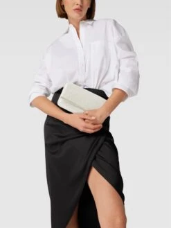 Jake*s Cocktail Pochette Mit Strasssteinbesatz - Silber