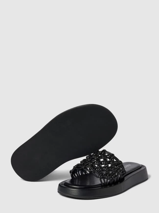 Marc Cain Bags & Shoes Pantoletten Mit Breitem Riemen - Schwarz 6 Marc Cain Bags & Shoes Pantoletten Mit Breitem Riemen - Schwarz – Bild 4