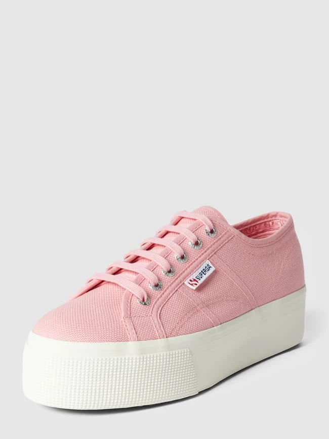 Superga Sneaker Mit Schnürverschluss Modell 'LINEA' - Pink 4 Superga Sneaker Mit Schnürverschluss Modell 'LINEA' - Pink – Bild 2