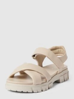 Tom Tailor Sandalen Mit Klettverschluss - Beige