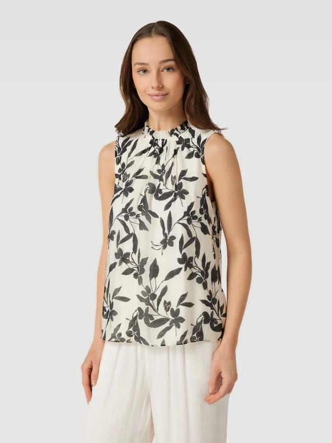 Jake*s Collection Blusentop Mit Floralem Muster - Ecru 6 Jake*s Collection Blusentop Mit Floralem Muster - Ecru – Bild 4