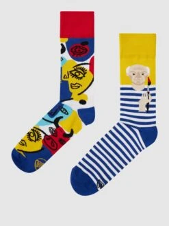 Many Mornings Socken Mit Allover-Muster - Royalblau