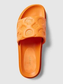 Guess Slides Mit Label-Print Modell 'FABETZA' - Orange -Damenbekleidungsgeschäft 750kmgpgap0k8jq694r3cgimaks4sii78p848jql94p4oe1oa17k4gaf60p4qgig8p556lia8d130l2aa93j2c9iccrm8p9l64q3iopk6ssjiohk6opjep9i6tij2p316ti3ee0