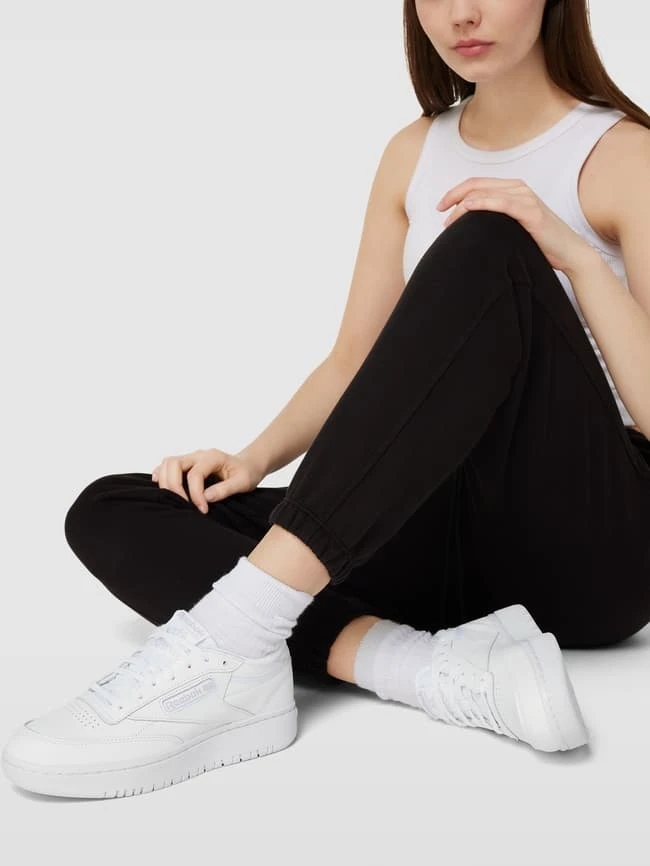 VALENTINO BAGS Sneaker Mit Futter Aus Frottee Modell 'Club C' - Weiß 3 VALENTINO BAGS Sneaker Mit Futter Aus Frottee Modell 'Club C' - Weiß