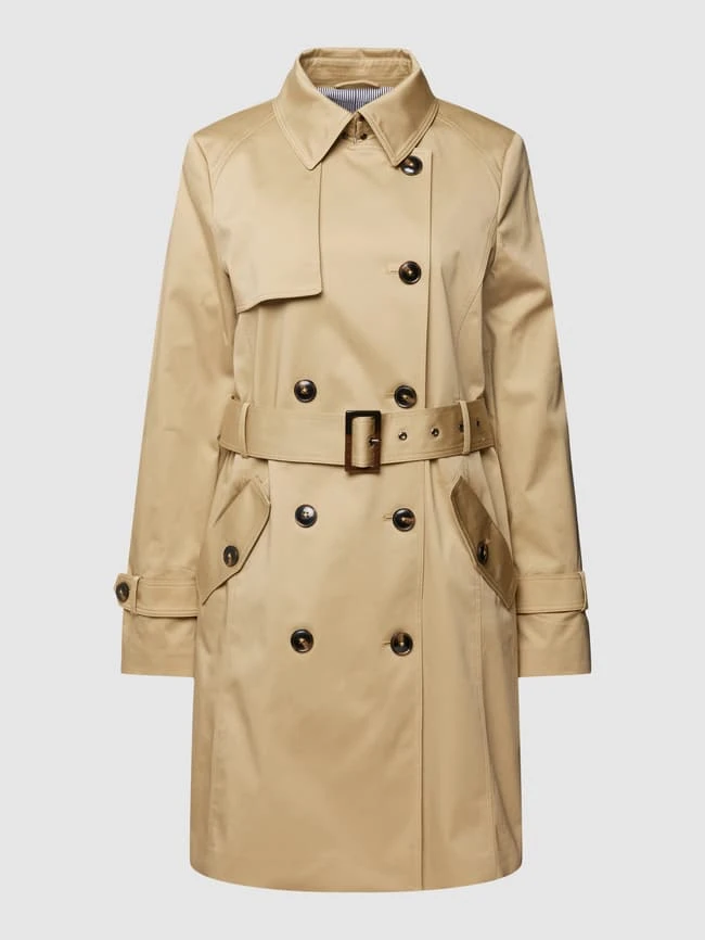 Jake*s Collection Mantel Mit Gürtel - Sand 4 Jake*s Collection Mantel Mit Gürtel - Sand – Bild 2