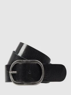 Esprit Ledergürtel Mit Dornschließe - Schwarz