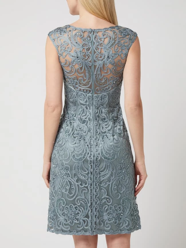 Luxuar Cocktailkleid Mit Zierborten - Grün 7 Luxuar Cocktailkleid Mit Zierborten - Grün – Bild 5