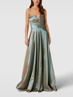 Damenbekleidungsgeschäft 17 Luxuar Abendkleid Mit Herz-Ausschnitt - Grün