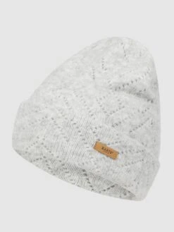 Barts Mütze Mit Woll-Anteil Modell 'Bridgey' - Hellgrau Meliert