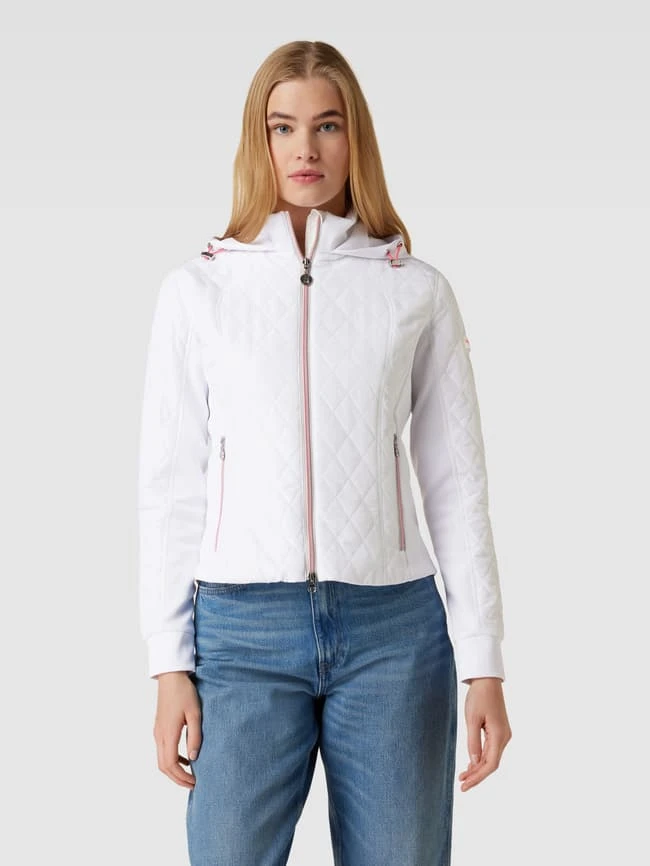 Frieda & Freddies Steppjacke Mit Label-Detail - Weiß 6 Frieda & Freddies Steppjacke Mit Label-Detail - Weiß – Bild 4