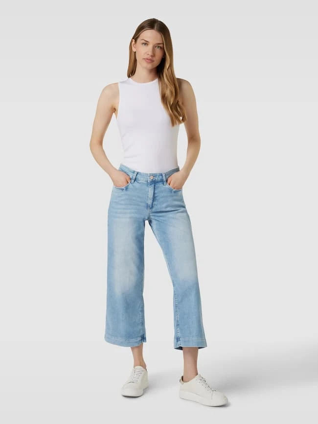 MAC Culotte Im Destroyed-Look Modell 'DREAM' - Blau 3 MAC Culotte Im Destroyed-Look Modell 'DREAM' - Blau