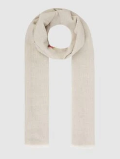 Fraas Schal Mit Stickereien - Beige