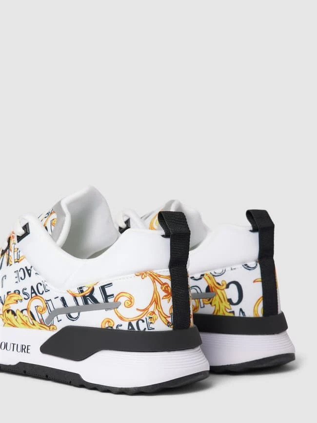 Versace Jeans Couture Sneaker Mit Allover-Muster Modell 'DYNAMIC' - Weiß 4 Versace Jeans Couture Sneaker Mit Allover-Muster Modell 'DYNAMIC' - Weiß – Bild 2
