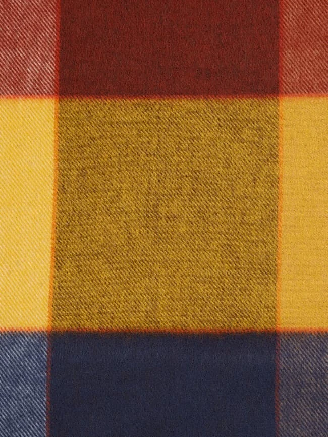 Fraas Schal Mit Karomuster - Helltürkis 5 Fraas Schal Mit Karomuster - Helltürkis – Bild 3