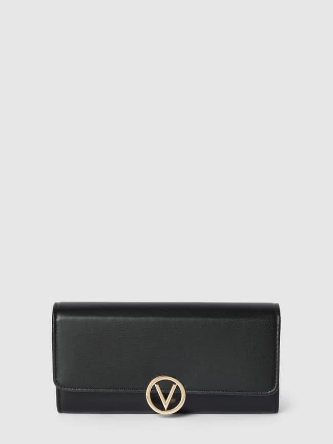 VALENTINO BAGS Portemonnaie Mit Label-Detail - Schwarz 3 VALENTINO BAGS Portemonnaie Mit Label-Detail - Schwarz