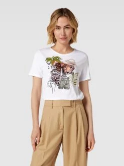 Marc Cain T-Shirt Mit Motiv-Print - Weiß -Damenbekleidungsgeschäft 88s58jhj8l54ugq49oo3igpp6h1j0g9m6p1kck9h9l3jck1m6pb4ukpl9d3lahq76d63gdhia163ecqj8oo62pb46or36c1mclgj0p9kc9i3eoj6c4sm2phicopmad326ko3eo8