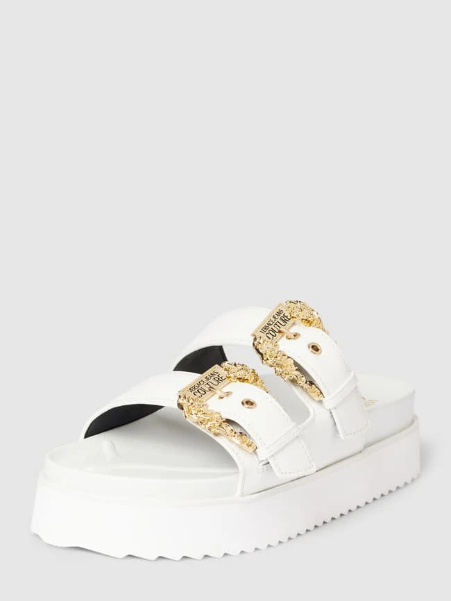 Versace Jeans Couture Sandalen Mit Plateau-Sohle Modell 'ARIZONA' - Weiß 4 Versace Jeans Couture Sandalen Mit Plateau-Sohle Modell 'ARIZONA' - Weiß – Bild 2