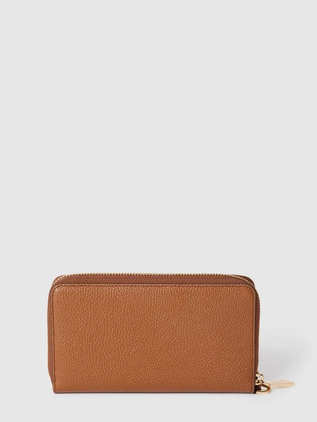 MICHAEL Michael Kors Portemonnaie Mit Label-Schriftzug Modell 'JET SET' - Cognac 4 MICHAEL Michael Kors Portemonnaie Mit Label-Schriftzug Modell 'JET SET' - Cognac – Bild 2