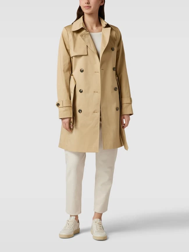 Jake*s Collection Mantel Mit Gürtel - Sand 3 Jake*s Collection Mantel Mit Gürtel - Sand