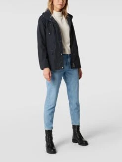 Wellensteyn Funktionsjacke Mit Abnehmbarer Kapuze - Marineblau