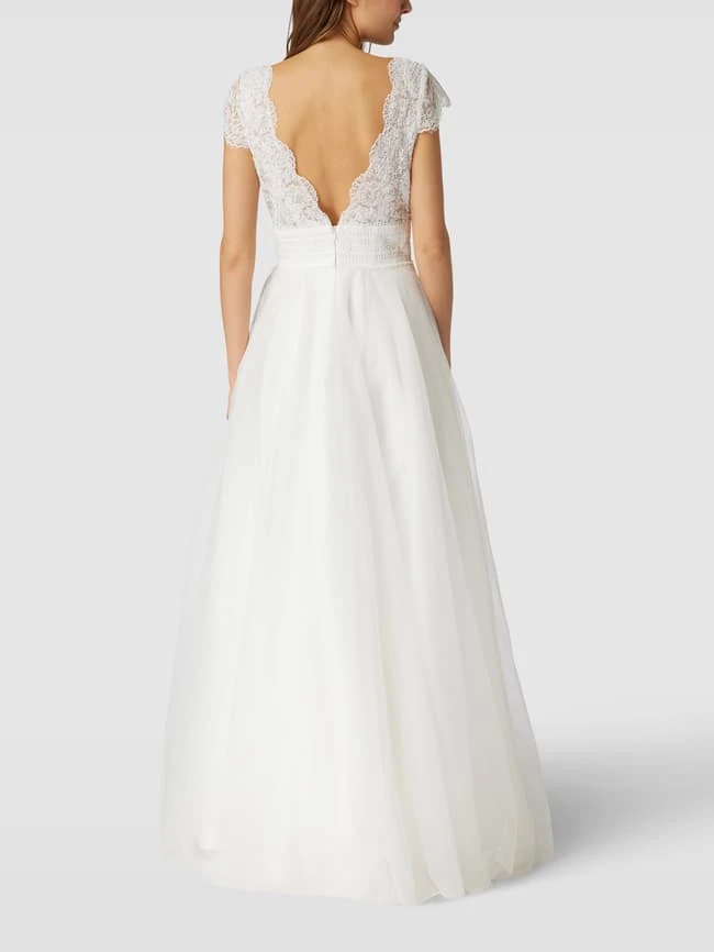 Luxuar Brautkleid Mit Floraler Spitze - Offwhite 7 Luxuar Brautkleid Mit Floraler Spitze - Offwhite – Bild 5