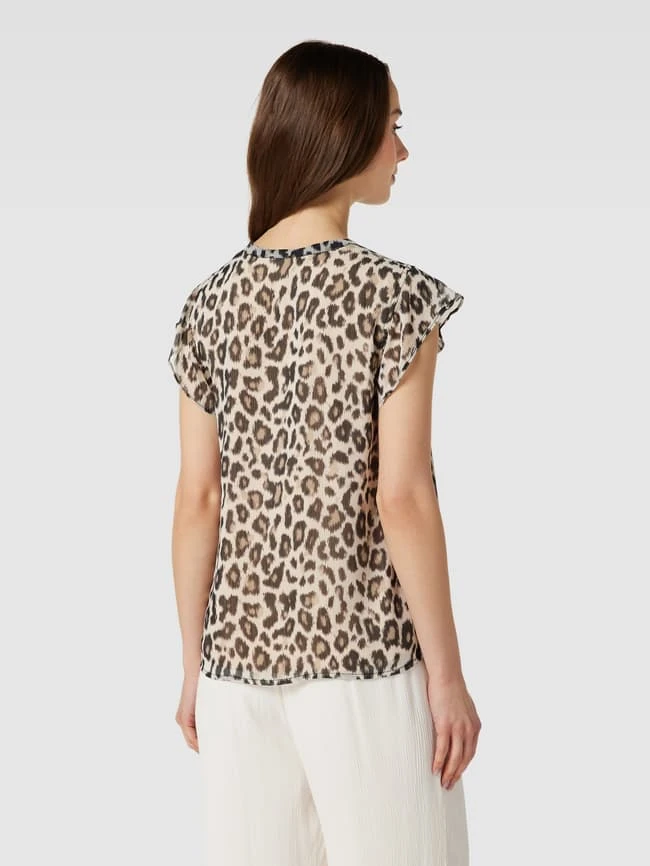 Jake*s Collection Blusenshirt Mit Animal-Print - Ecru 7 Jake*s Collection Blusenshirt Mit Animal-Print - Ecru – Bild 5