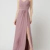 Luxuar Abendkleid Mit Ziersteinen - Rosa
