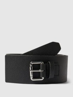 Esprit Taillengürtel Aus Echtem Rindsleder - Schwarz