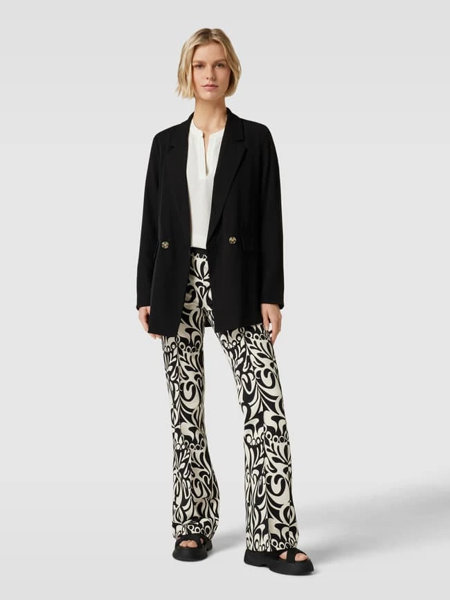 Cambio Hose Mit Allover-Print Modell 'Francis' - Schwarz 3 Cambio Hose Mit Allover-Print Modell 'Francis' - Schwarz