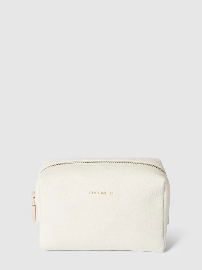 Coccinelle Kosmetiktasche Mit Strukturmuster Modell 'TROUSSE' - Weiß 3 Coccinelle Kosmetiktasche Mit Strukturmuster Modell 'TROUSSE' - Weiß