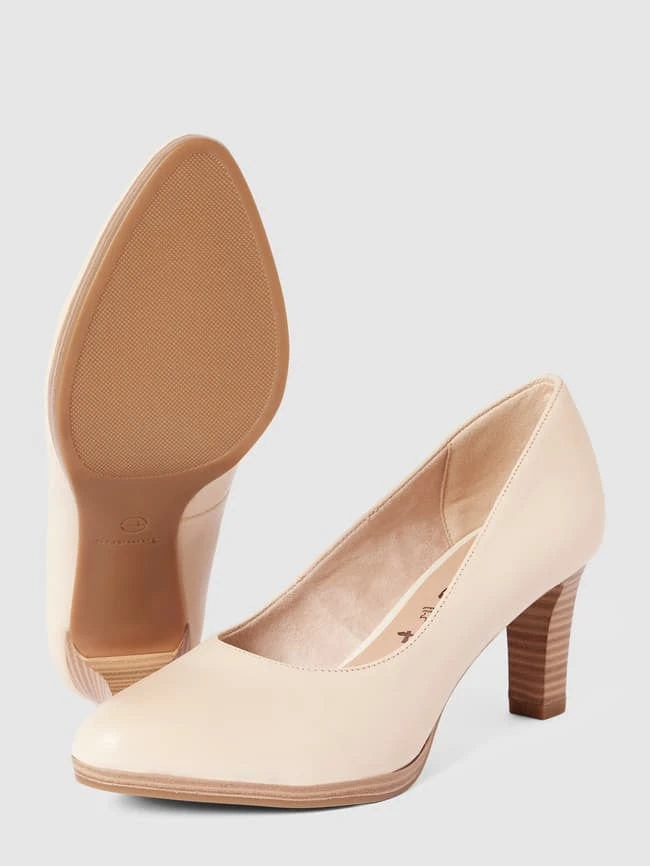 Tamaris Pumps Aus Leder - Sand 6 Tamaris Pumps Aus Leder - Sand – Bild 4