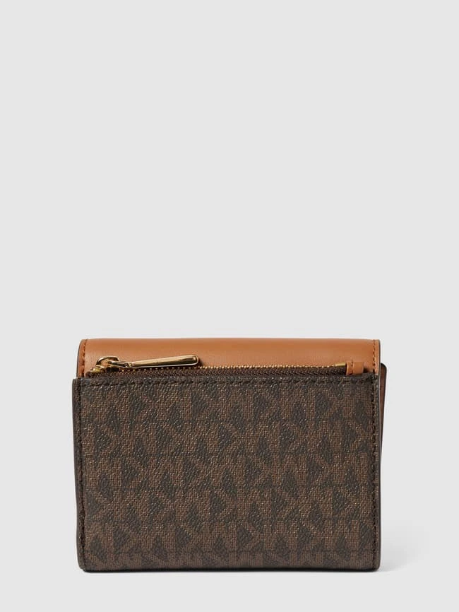 MICHAEL Michael Kors Portemonnaie Mit Label-Applikation Modell 'GREENWICH' - Mittelbraun 4 MICHAEL Michael Kors Portemonnaie Mit Label-Applikation Modell 'GREENWICH' - Mittelbraun – Bild 2