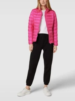 Montego Steppjacke Mit Stehkragen - Pink