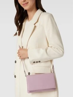 LIEBESKIND BERLIN Handtasche Mit Label-Details Modell 'ELOISE' - Flieder