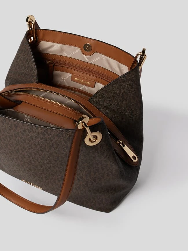 MICHAEL Michael Kors Handtasche Mit Logo-Muster - Schokobraun 8 MICHAEL Michael Kors Handtasche Mit Logo-Muster - Schokobraun – Bild 6
