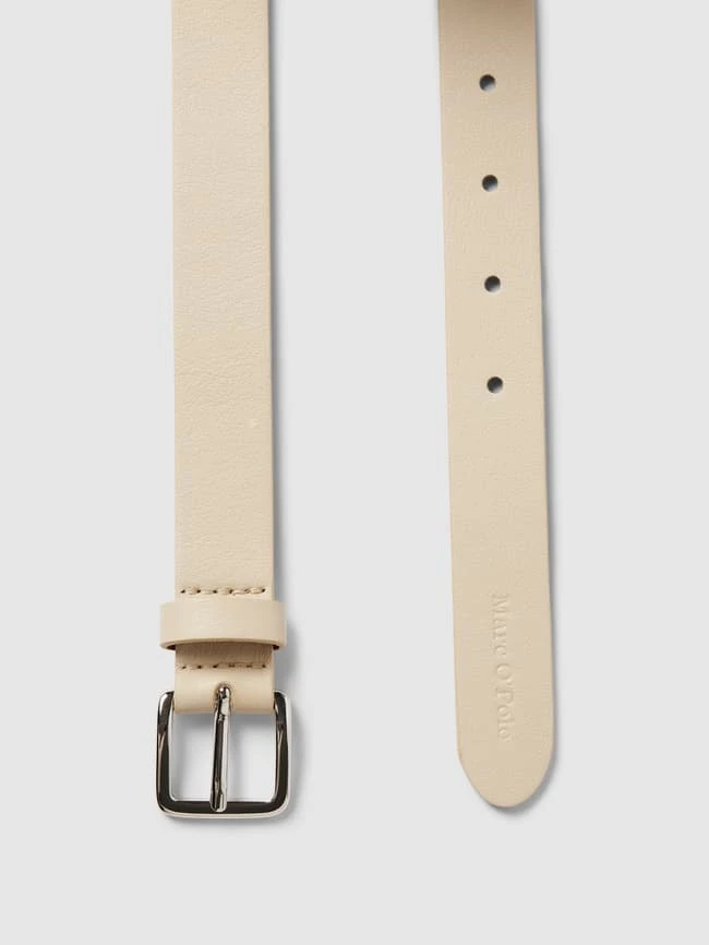 Marc O'Polo Ledergürtel Mit Label-Detail - Ecru 5 Marc O'Polo Ledergürtel Mit Label-Detail - Ecru – Bild 3