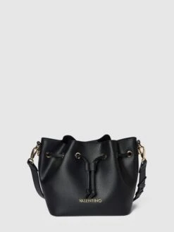 VALENTINO BAGS Bucket Bag Mit Label-Details Modell 'SEYCHELLES' - Schwarz