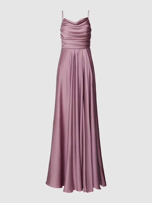 TROYDEN COLLECTION Cocktailkleid Mit Wasserfall-Ausschnitt - Mauve 4 TROYDEN COLLECTION Cocktailkleid Mit Wasserfall-Ausschnitt - Mauve – Bild 2